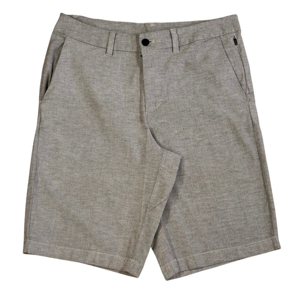 lululemon athletica Other - Lululemon Commission Short Relaxed Qwick Oxford Shorts Size 31 Gray EUC